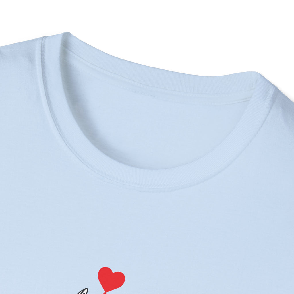 Donkey Love T-Shirt — Minimal Cute Donkeys with Heart Graphic