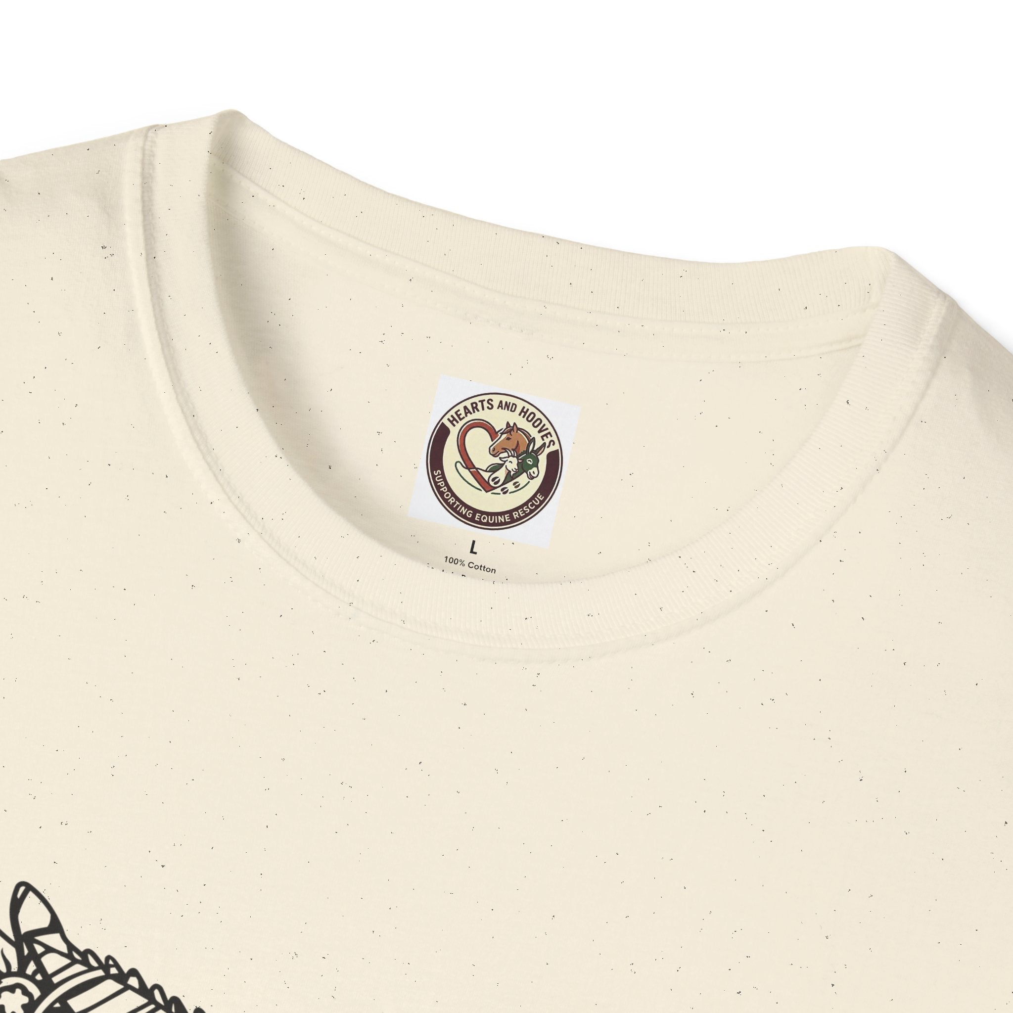 Donkey Zentangle T-Shirt — Hand-Drawn Donkey Illustration Tee