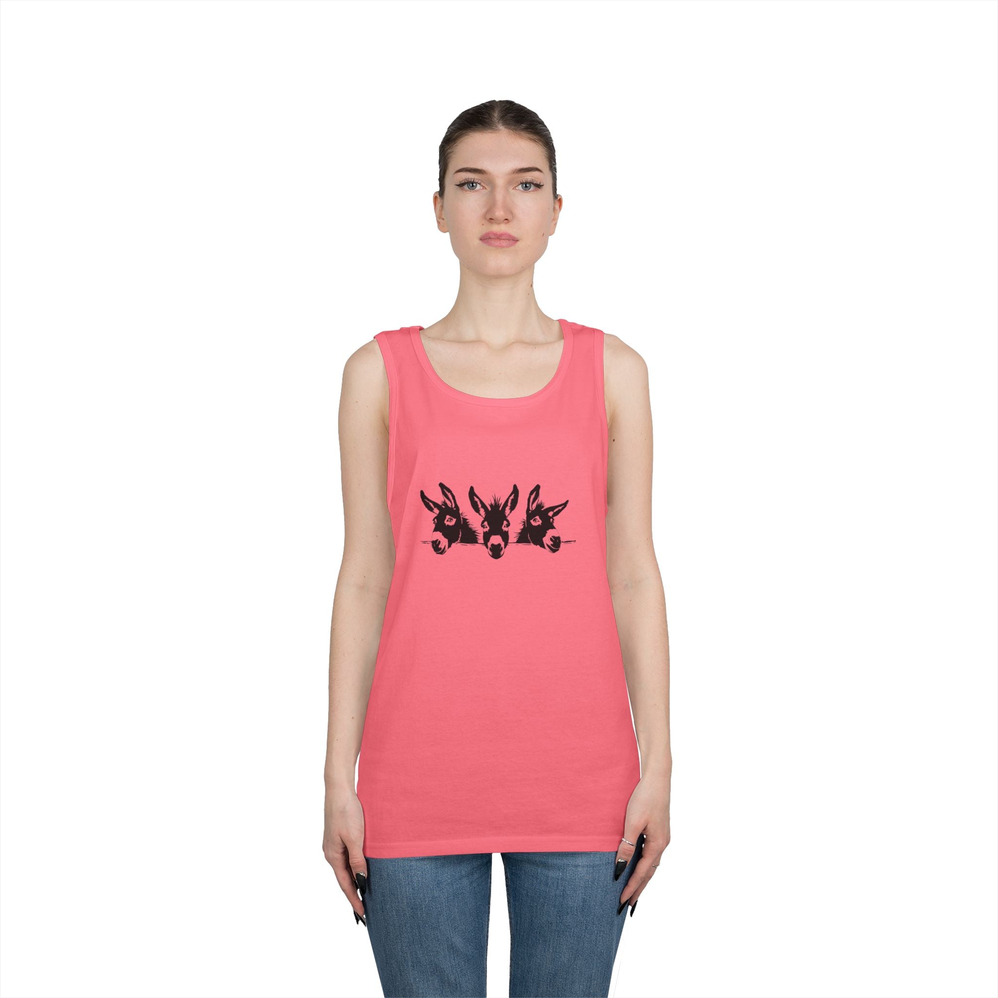 Donkey Trio Minimalist Cotton Tank