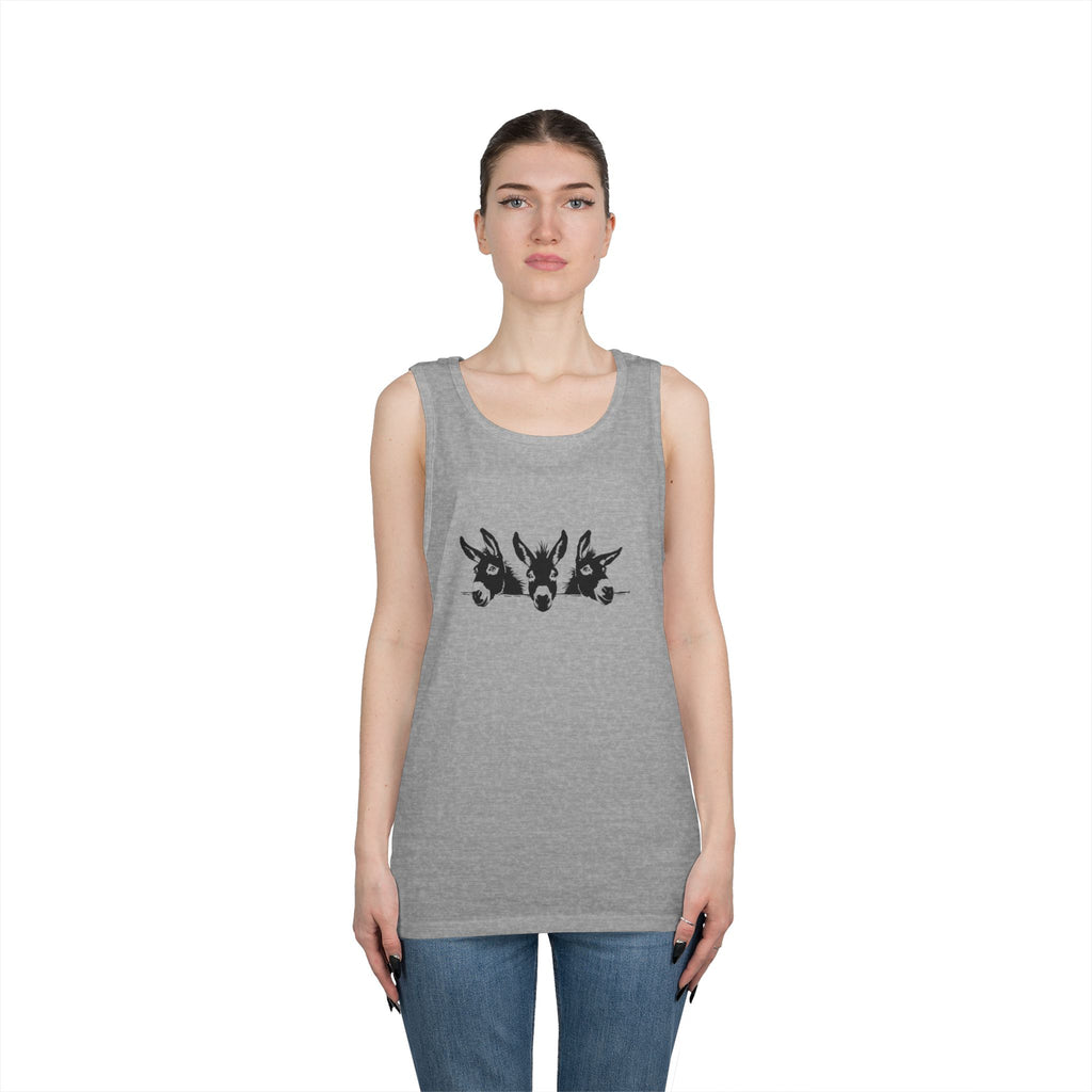 Donkey Trio Minimalist Cotton Tank