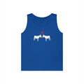 Horse Love Tank Top — Minimalist Kissing Horses with Heart