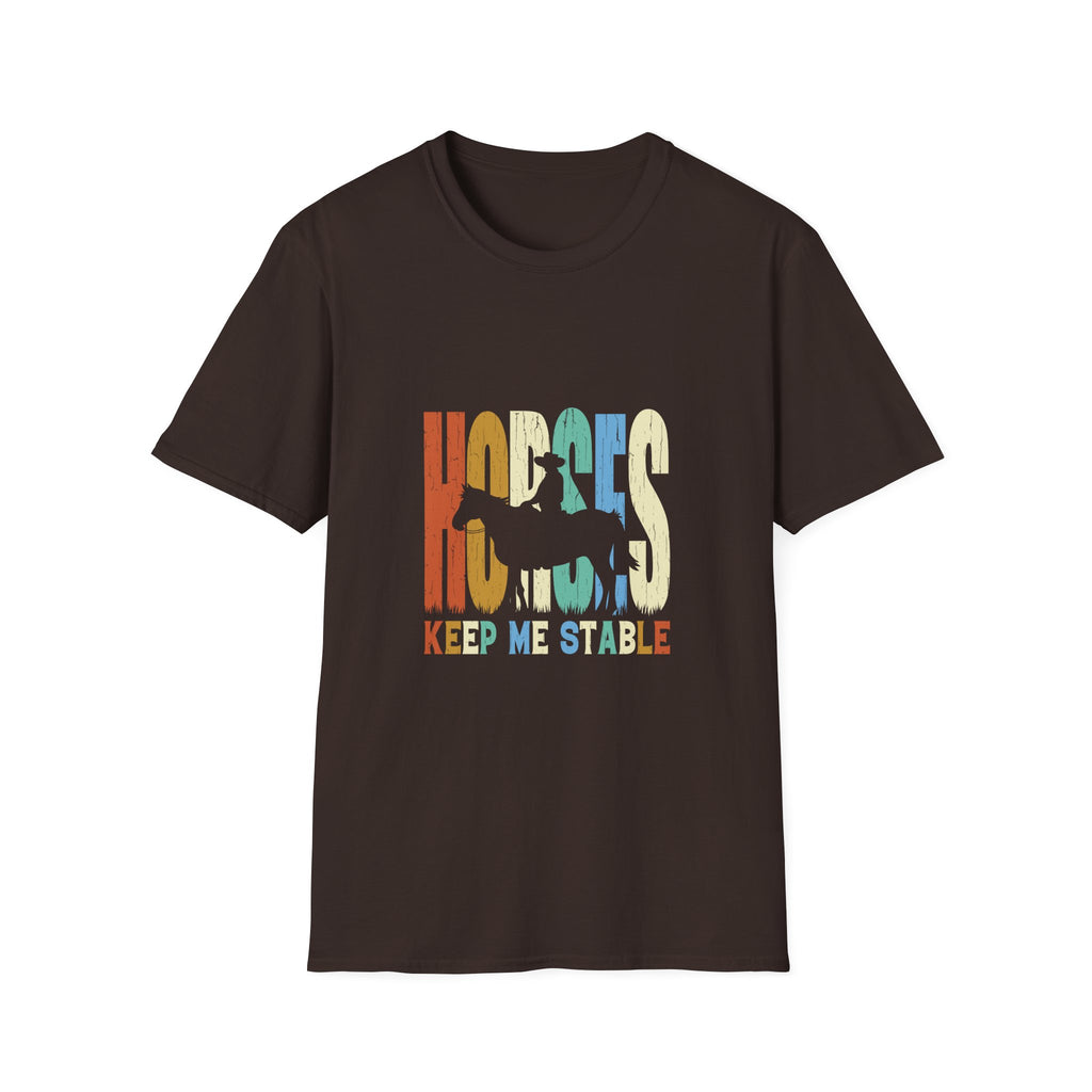 Hugless Keep Me Safe Retro Rainbow T-Shirt