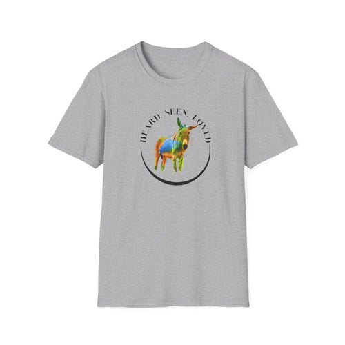 Donkey Love T-Shirt — Colorful Piñata Donkey Graphic Tee (He and She Loved)