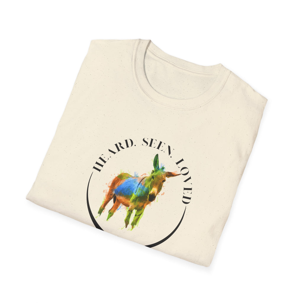 Donkey Love T-Shirt — Colorful Piñata Donkey Graphic Tee (He and She Loved)