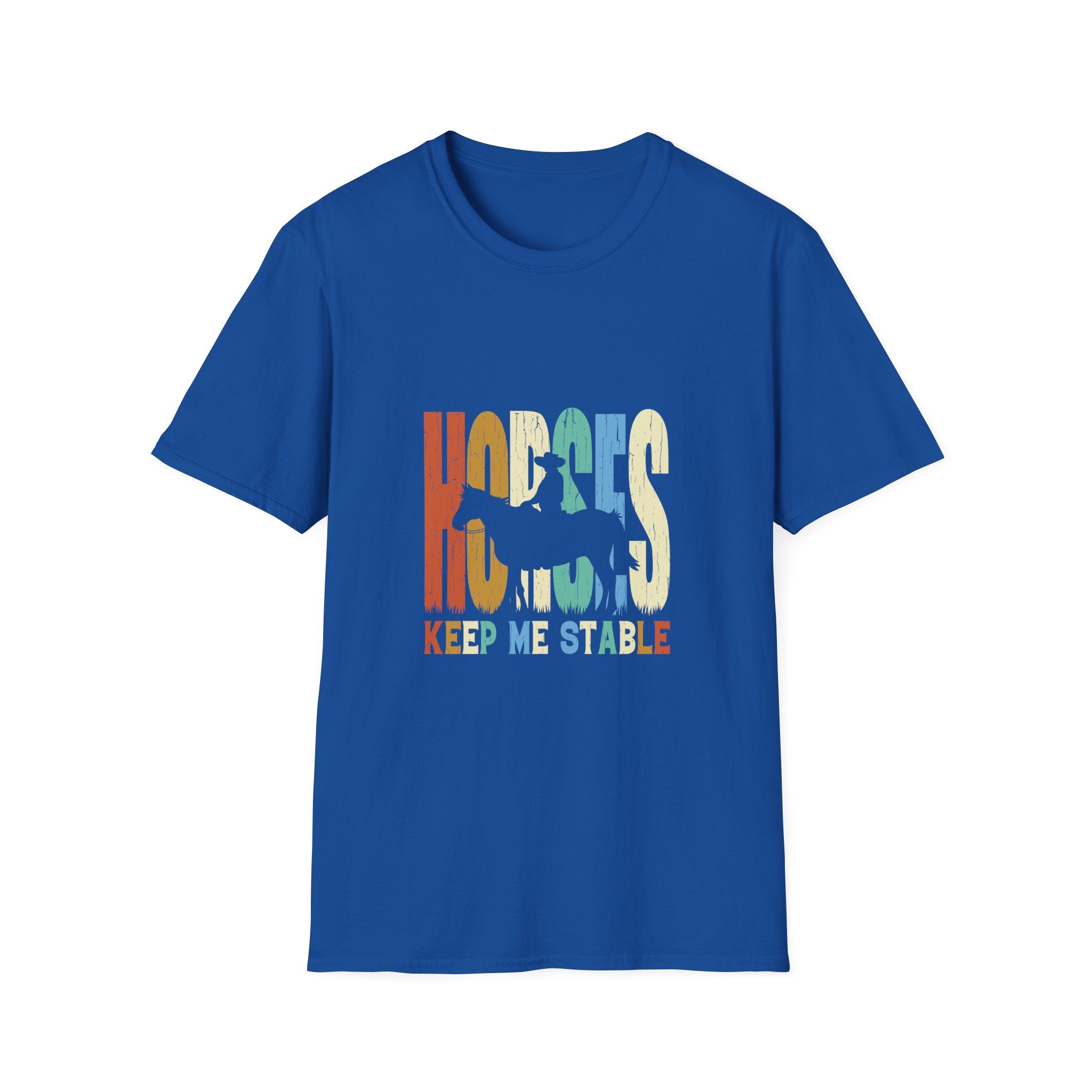 Hugless Keep Me Safe Retro Rainbow T-Shirt