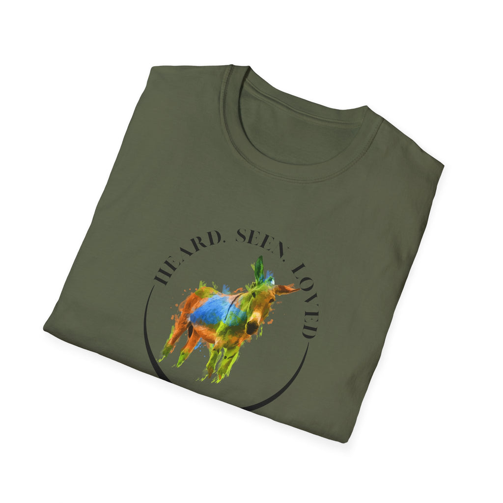 Donkey Love T-Shirt — Colorful Piñata Donkey Graphic Tee (He and She Loved)