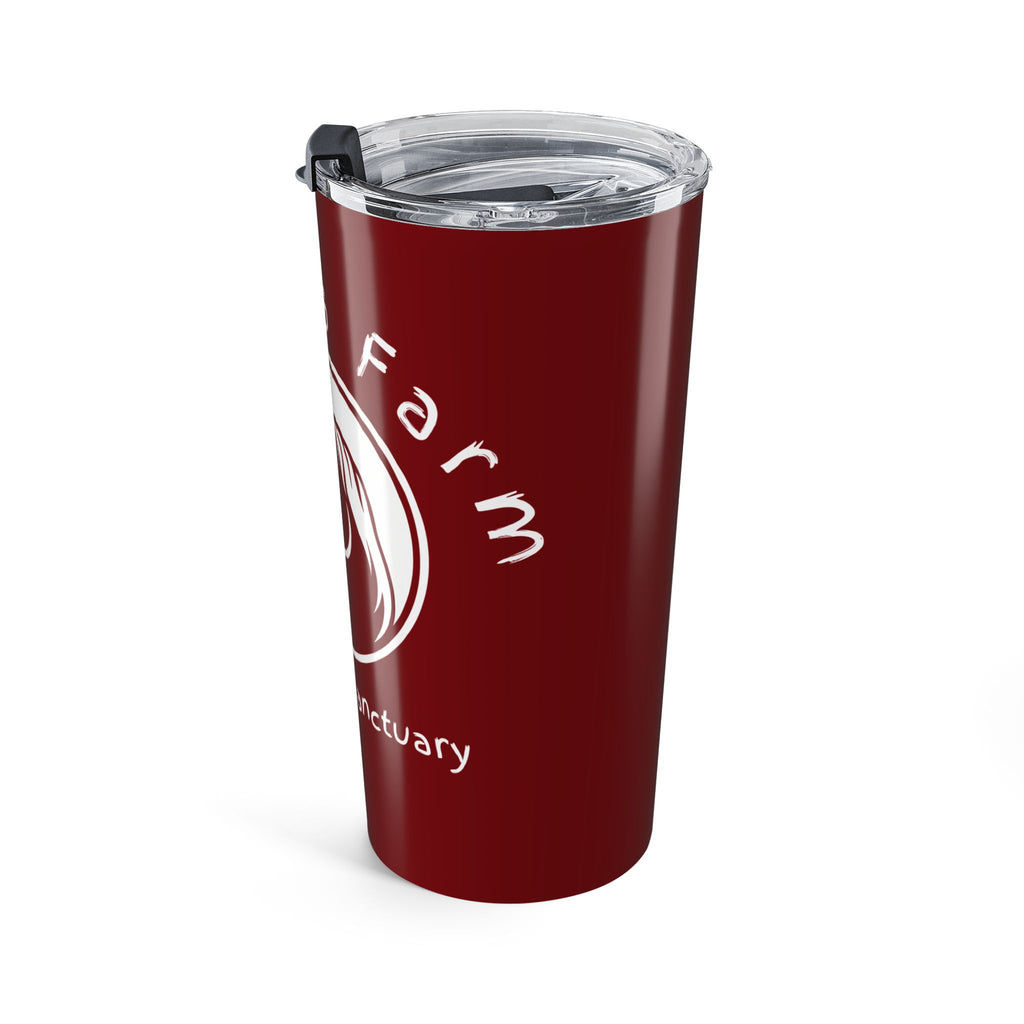 Horse Rescue Logo Tumbler 20oz – Maroon Insulated Travel Cup