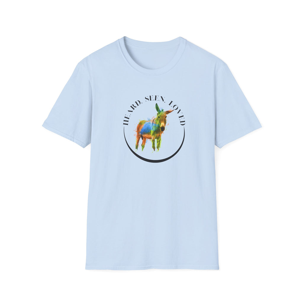 Donkey Love T-Shirt — Colorful Piñata Donkey Graphic Tee (He and She Loved)