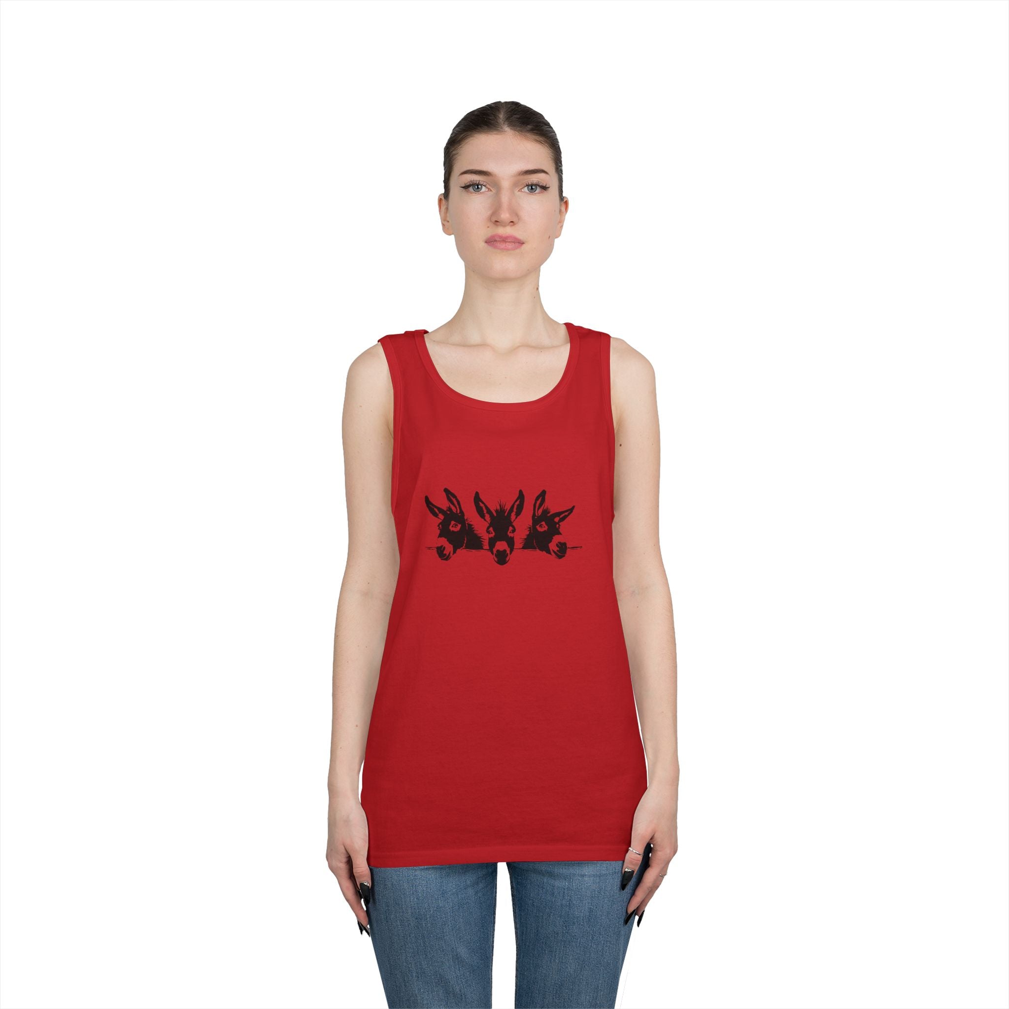 Donkey Trio Minimalist Cotton Tank