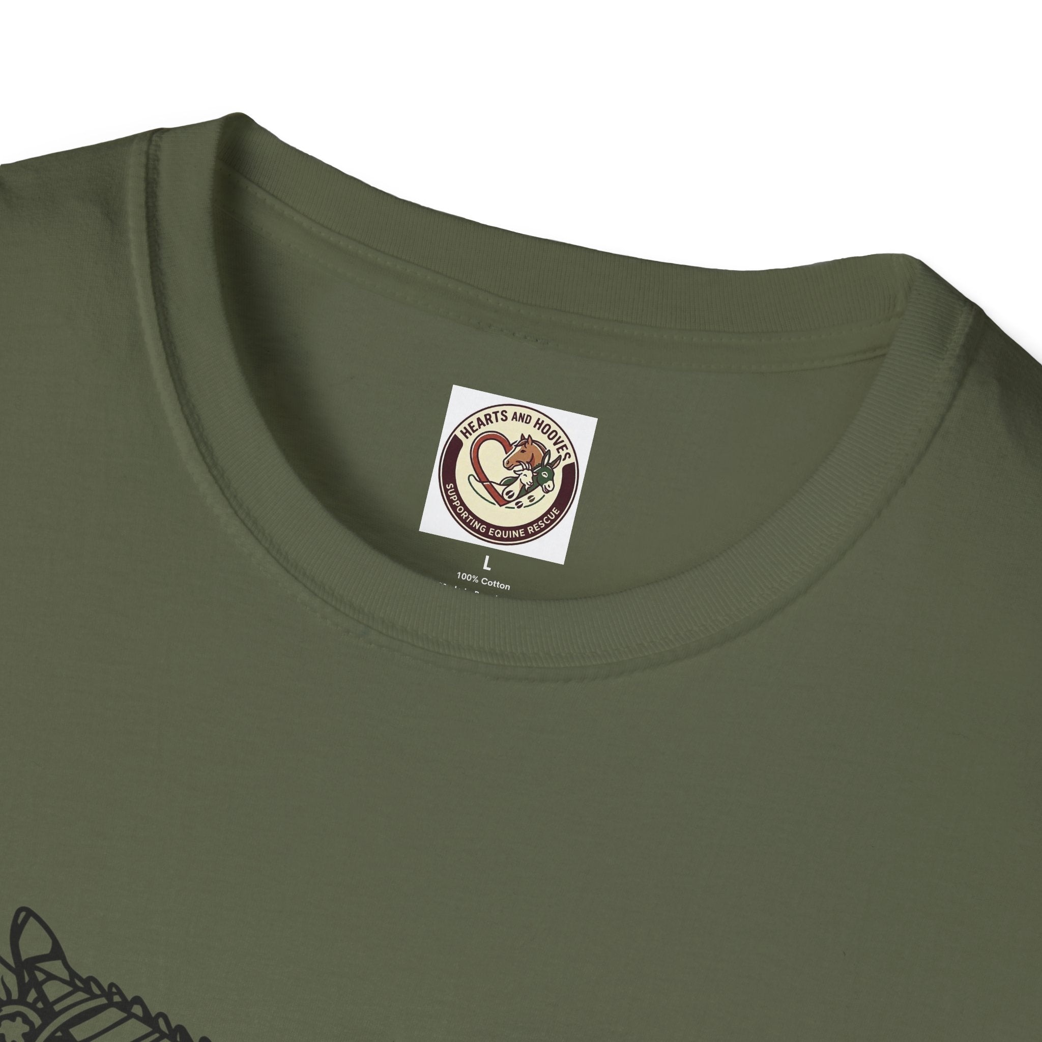 Donkey Zentangle T-Shirt — Hand-Drawn Donkey Illustration Tee