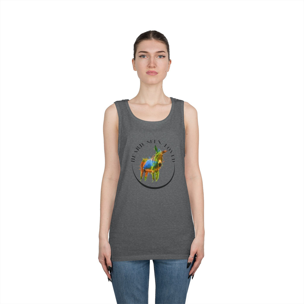 Donkey Vibes Tank — Colorful Donkey Graphic Tank Top