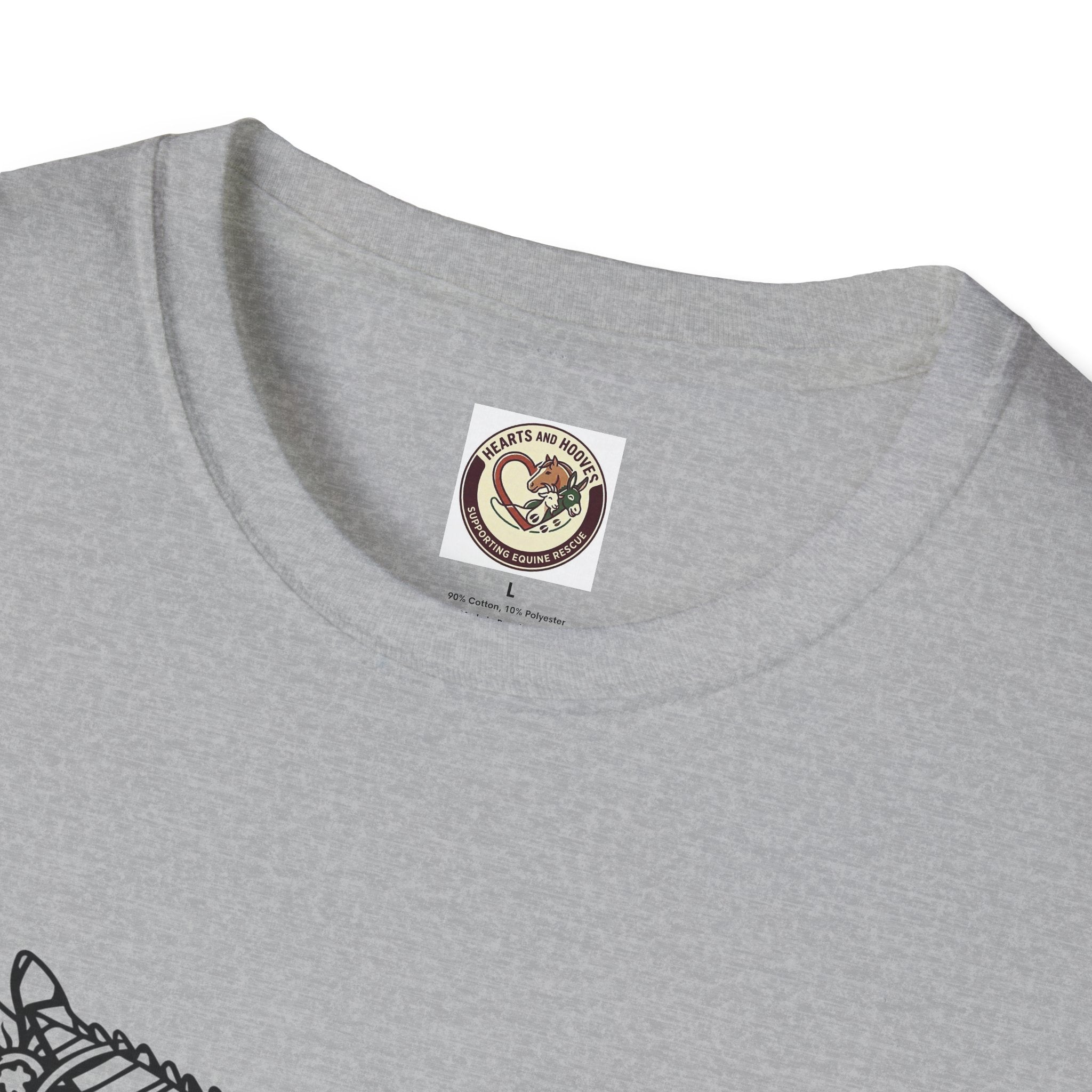 Donkey Zentangle T-Shirt — Hand-Drawn Donkey Illustration Tee