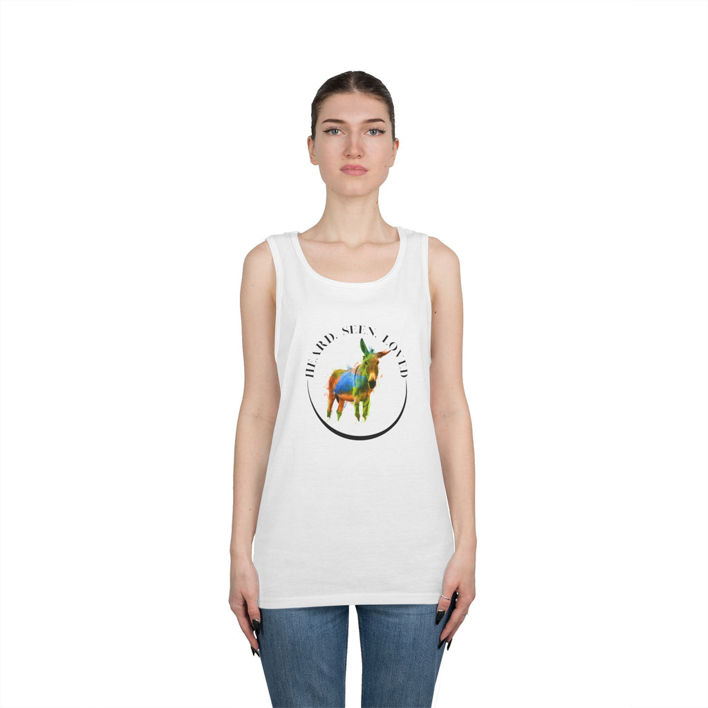 Donkey Vibes Tank — Colorful Donkey Graphic Tank Top