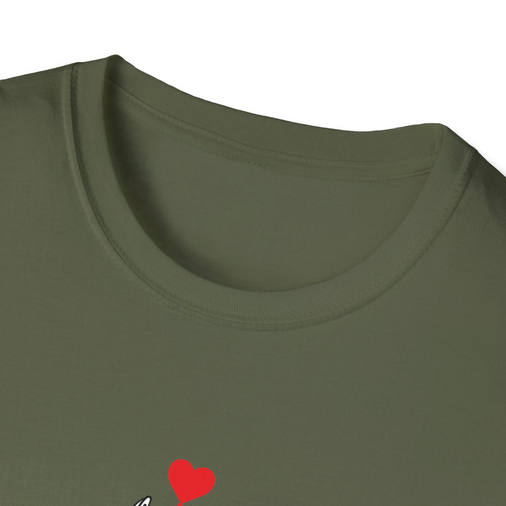 Donkey Love T-Shirt — Minimal Cute Donkeys with Heart Graphic