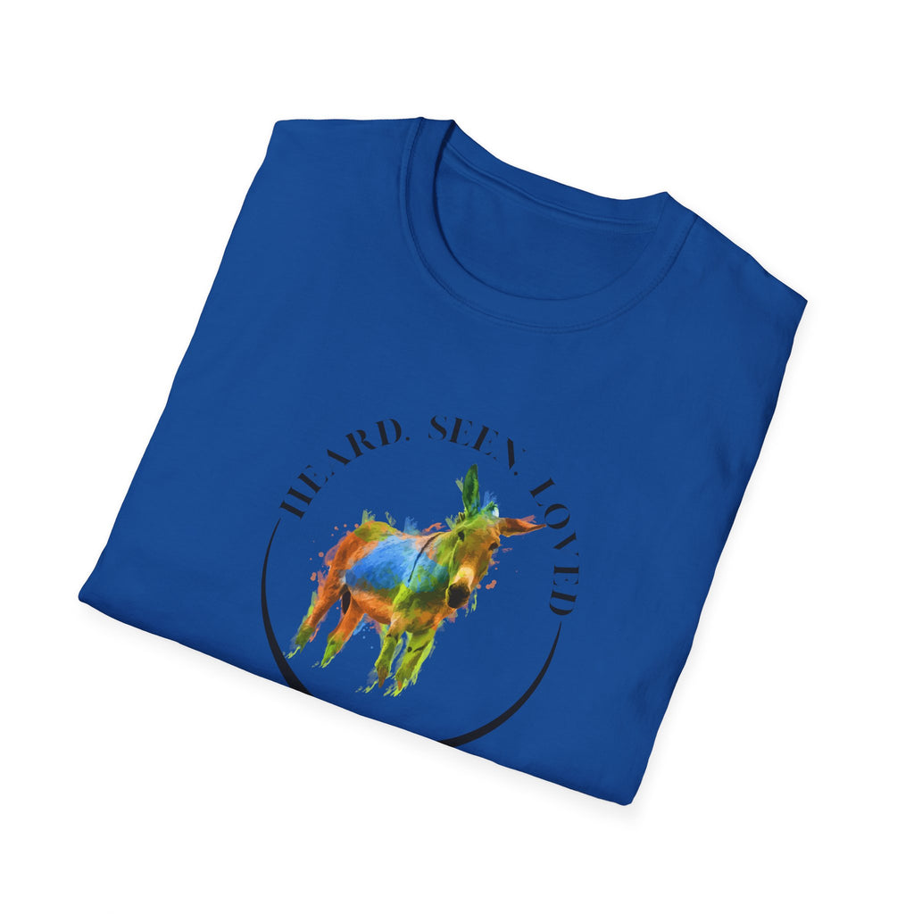 Donkey Love T-Shirt — Colorful Piñata Donkey Graphic Tee (He and She Loved)