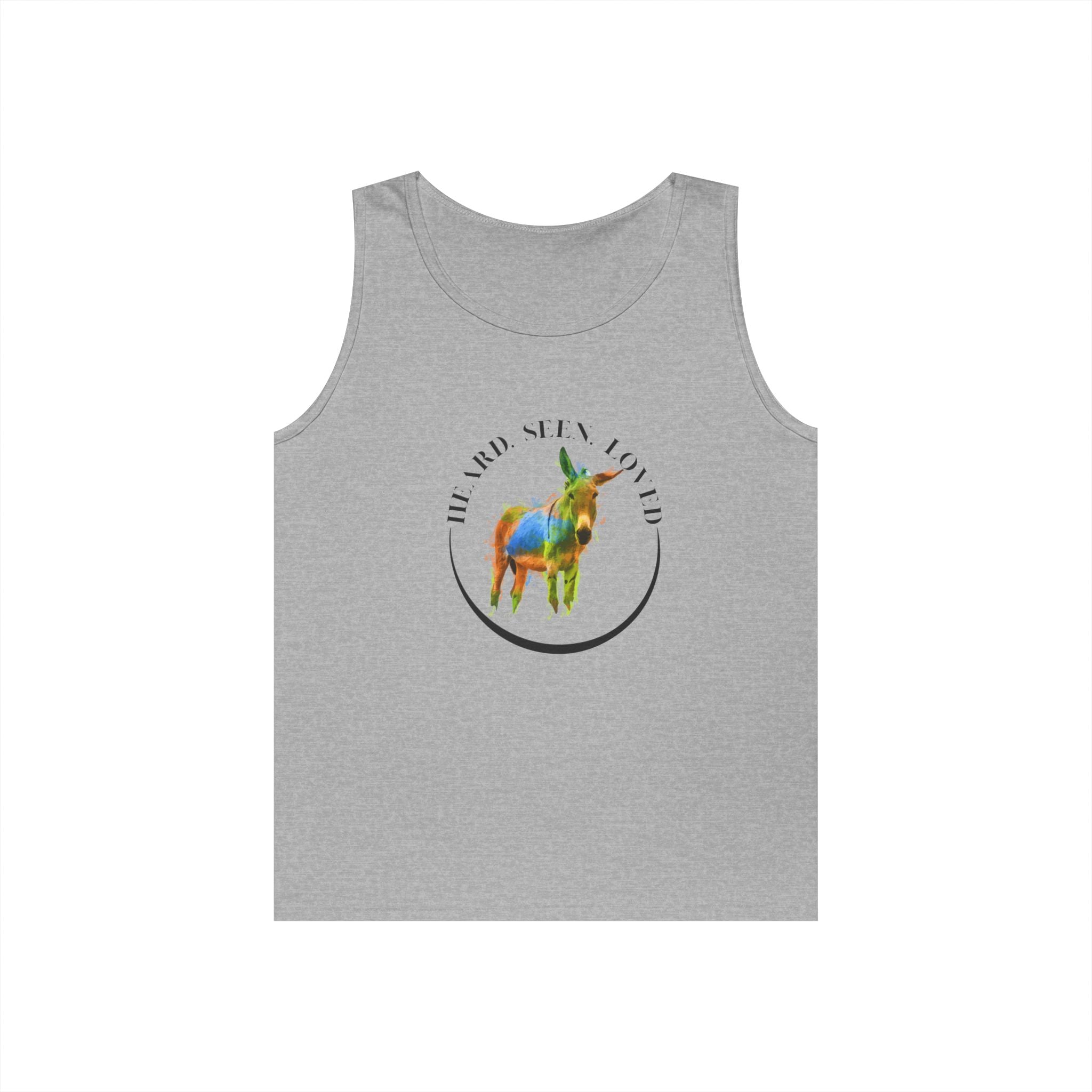 Donkey Vibes Tank — Colorful Donkey Graphic Tank Top