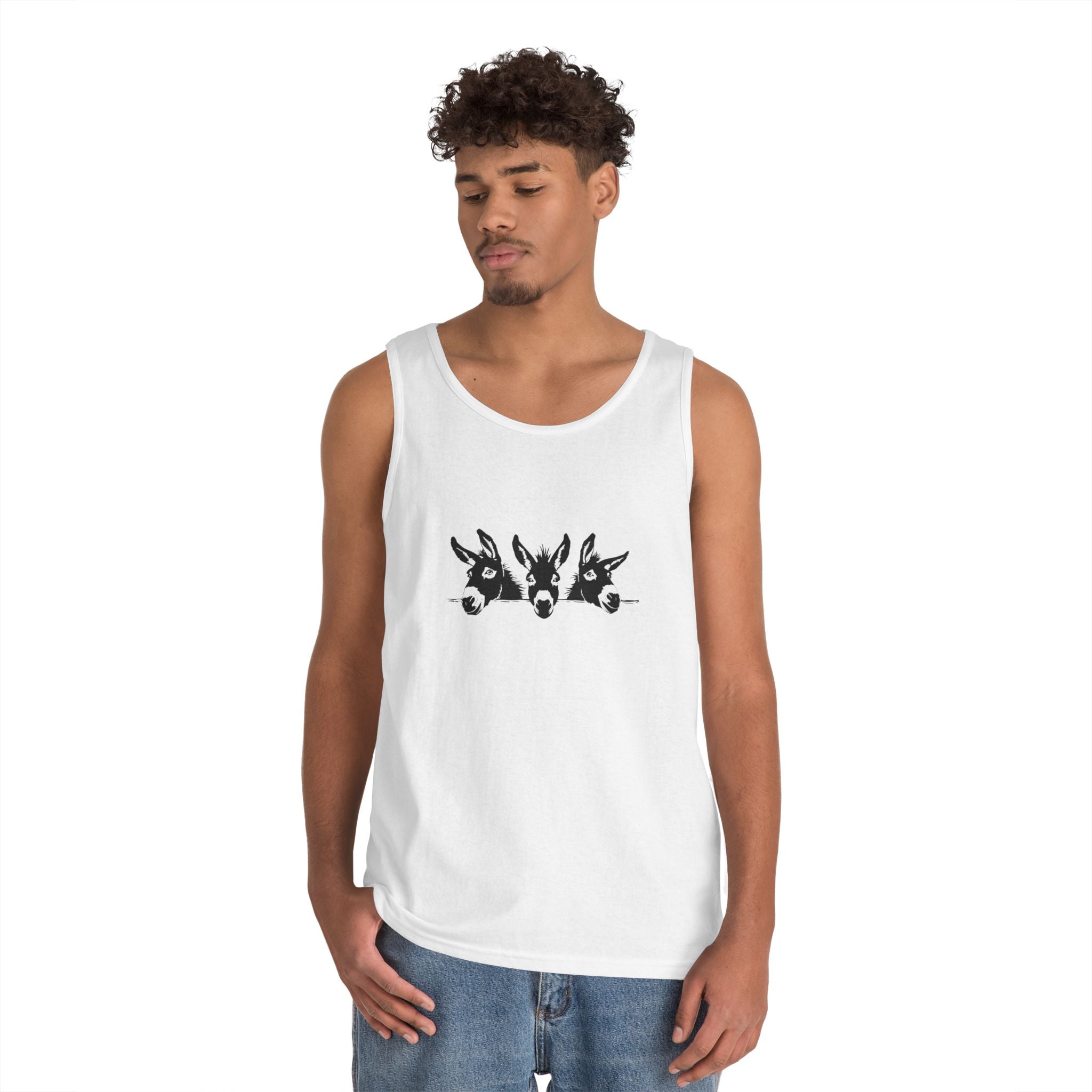 Donkey Trio Minimalist Cotton Tank
