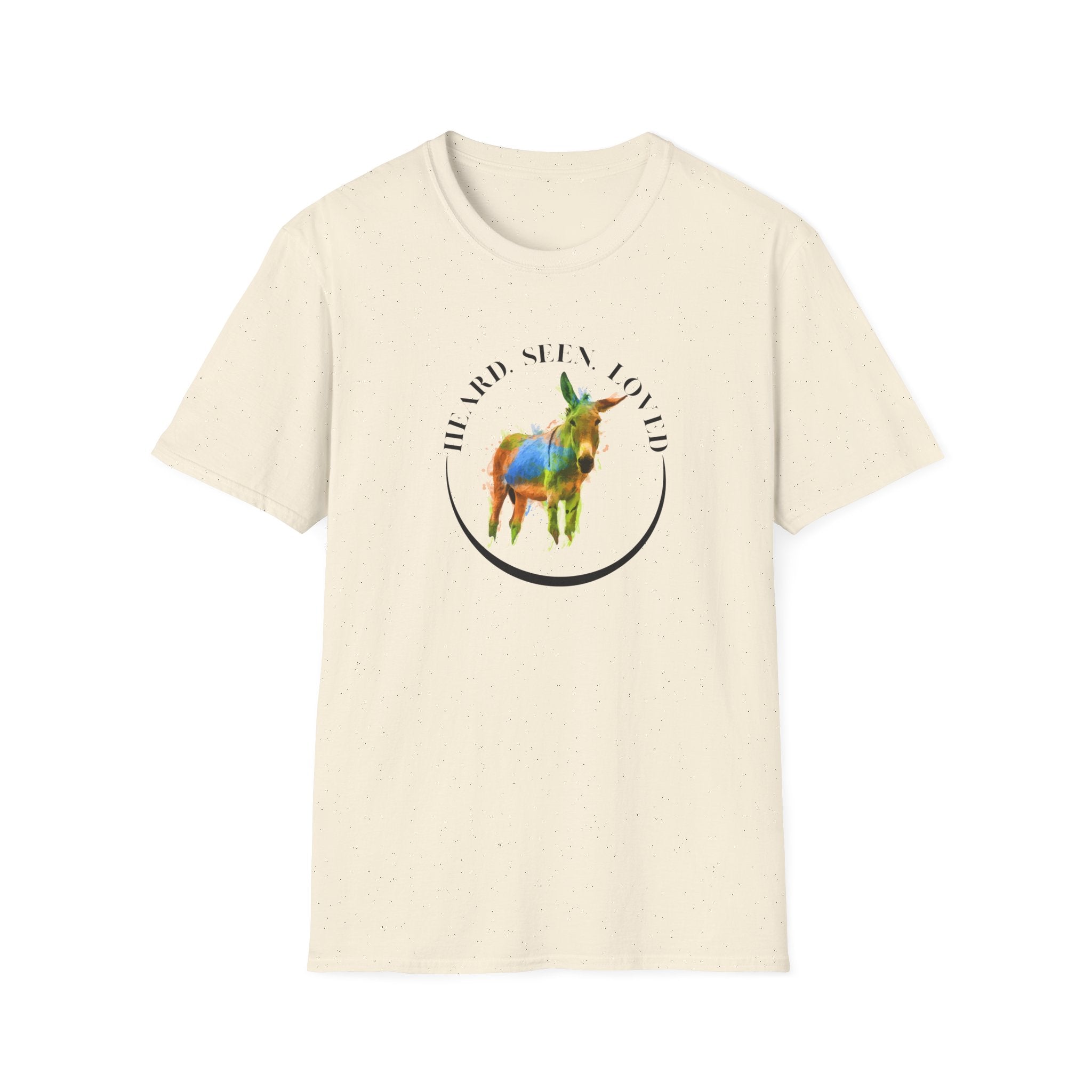 Donkey Love T-Shirt — Colorful Piñata Donkey Graphic Tee (He and She Loved)