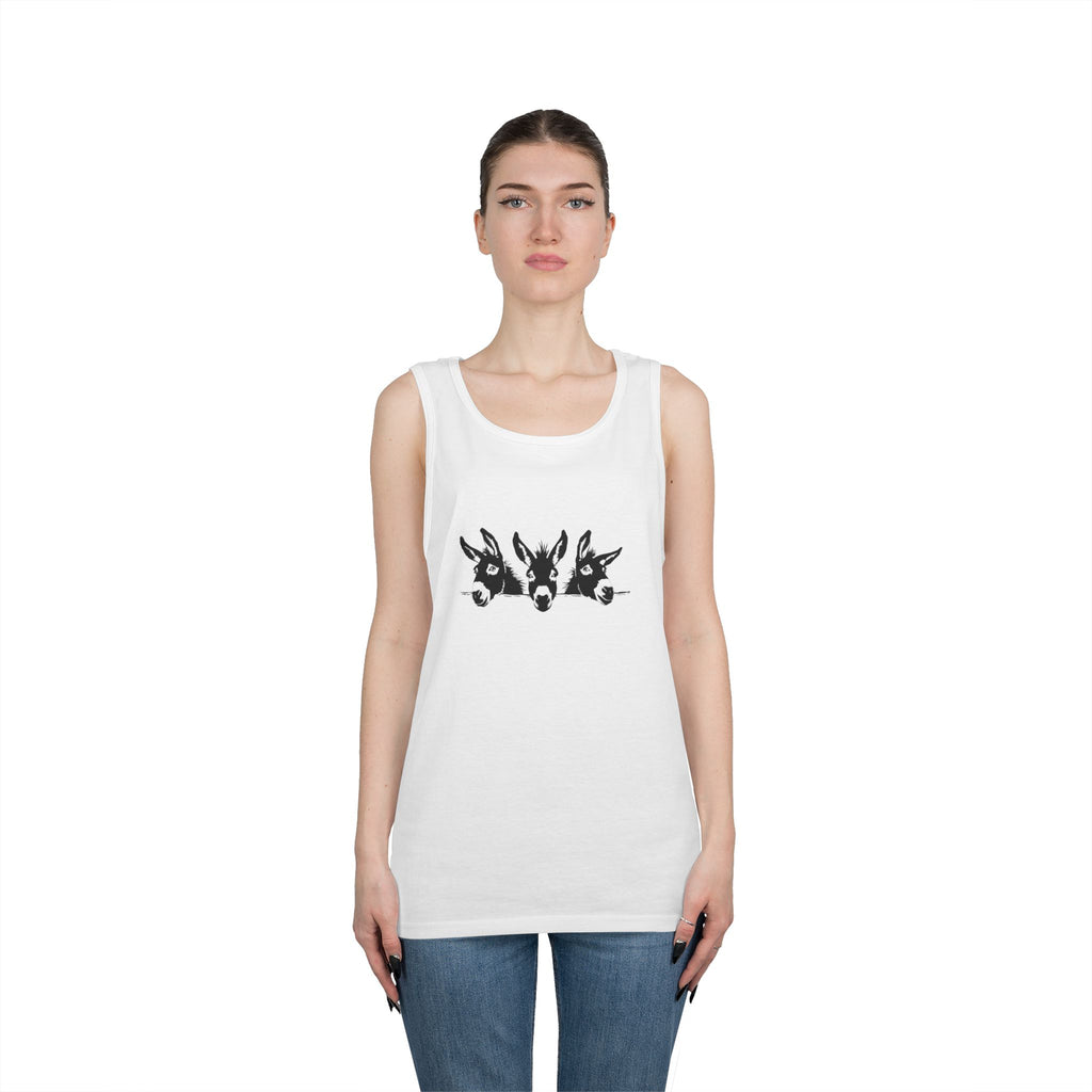Donkey Trio Minimalist Cotton Tank