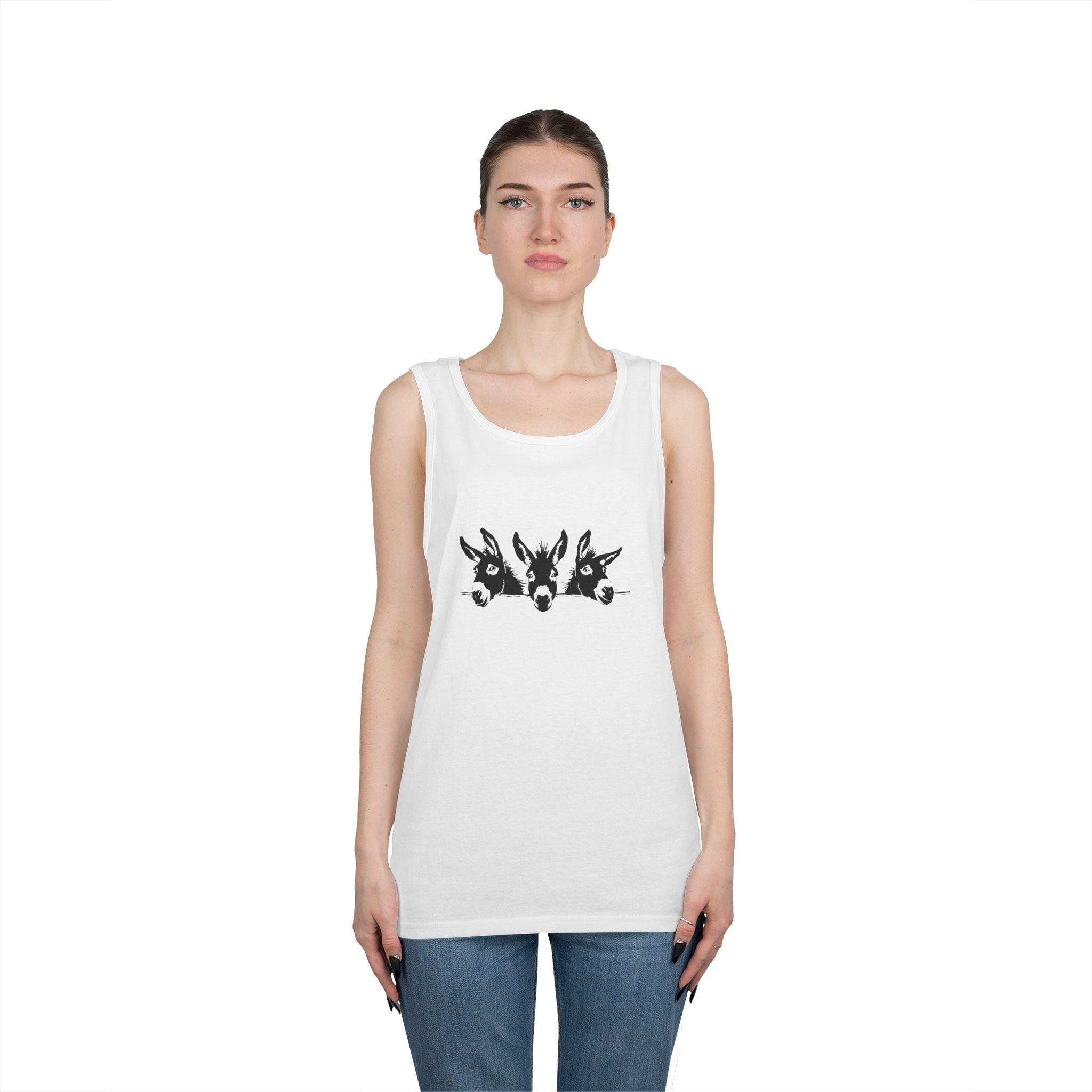 Donkey Trio Minimalist Cotton Tank