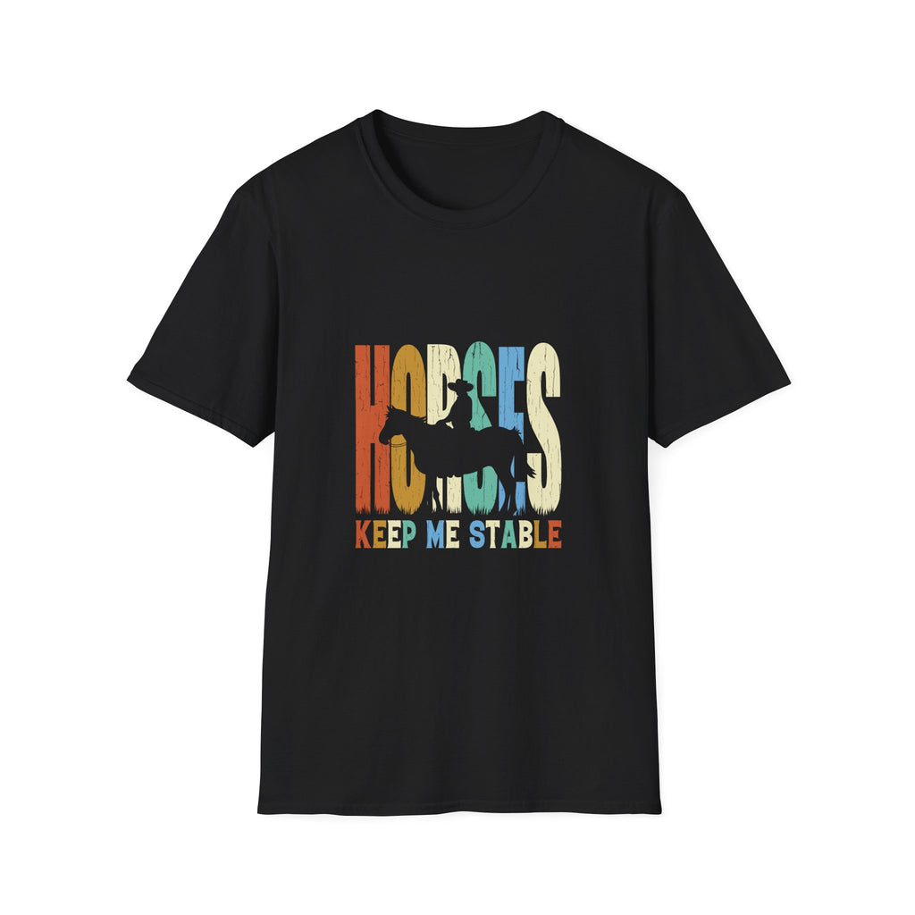 Hugless Keep Me Safe Retro Rainbow T-Shirt
