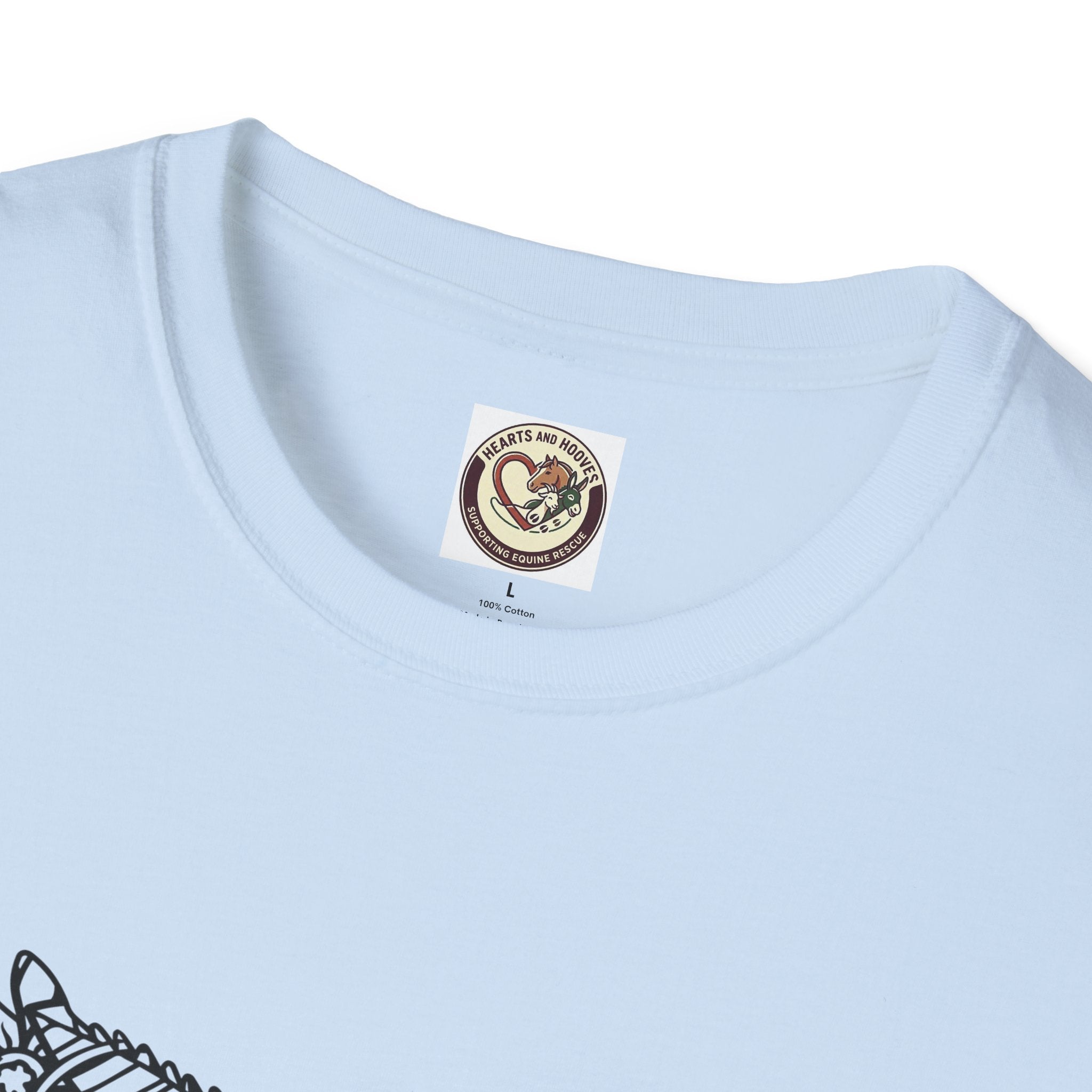 Donkey Zentangle T-Shirt — Hand-Drawn Donkey Illustration Tee