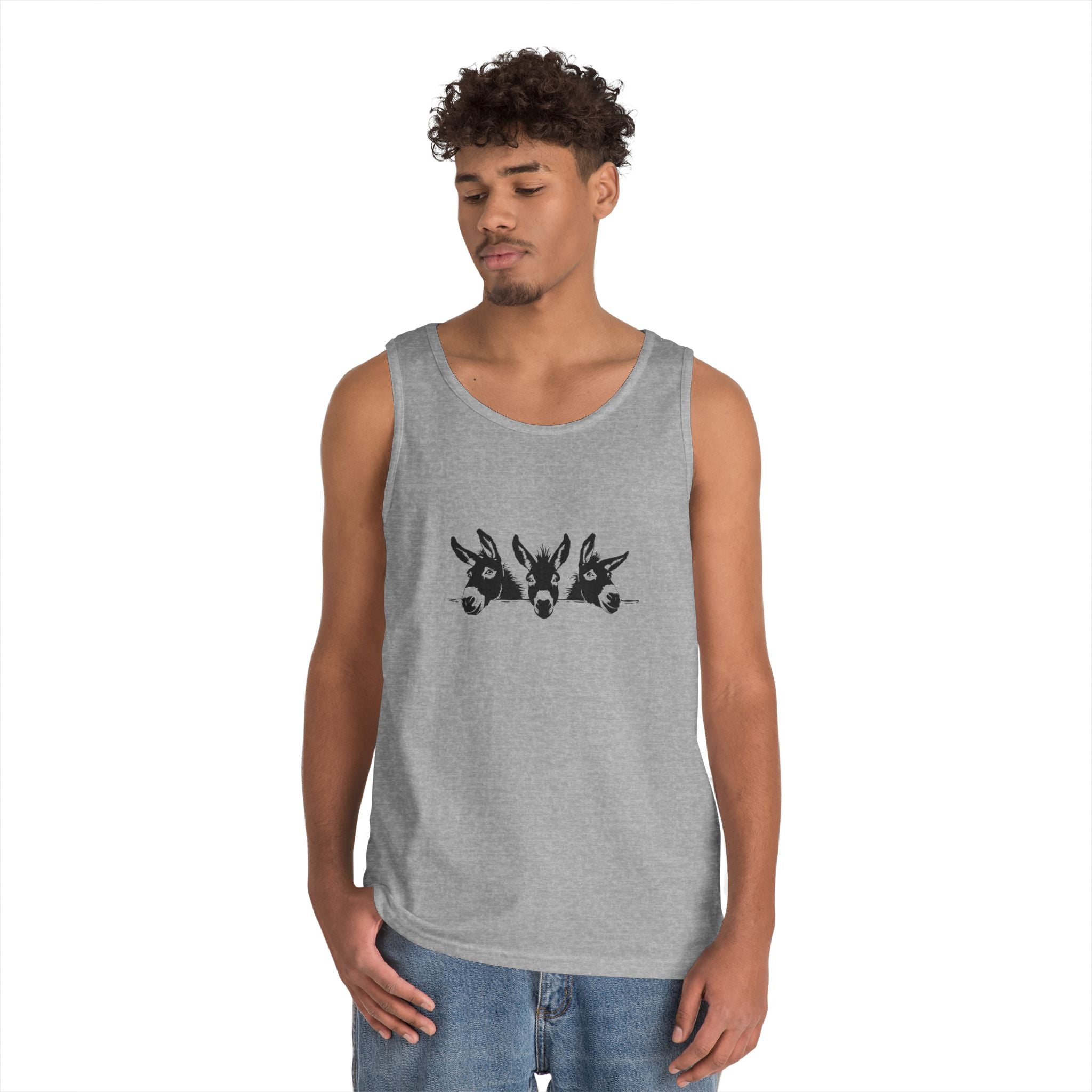 Donkey Trio Minimalist Cotton Tank