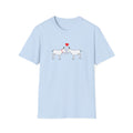 Donkey Love T-Shirt — Minimal Cute Donkeys with Heart Graphic