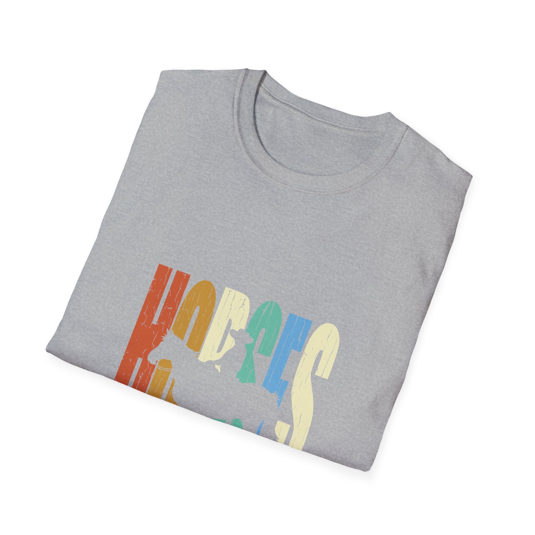 Hugless Keep Me Safe Retro Rainbow T-Shirt