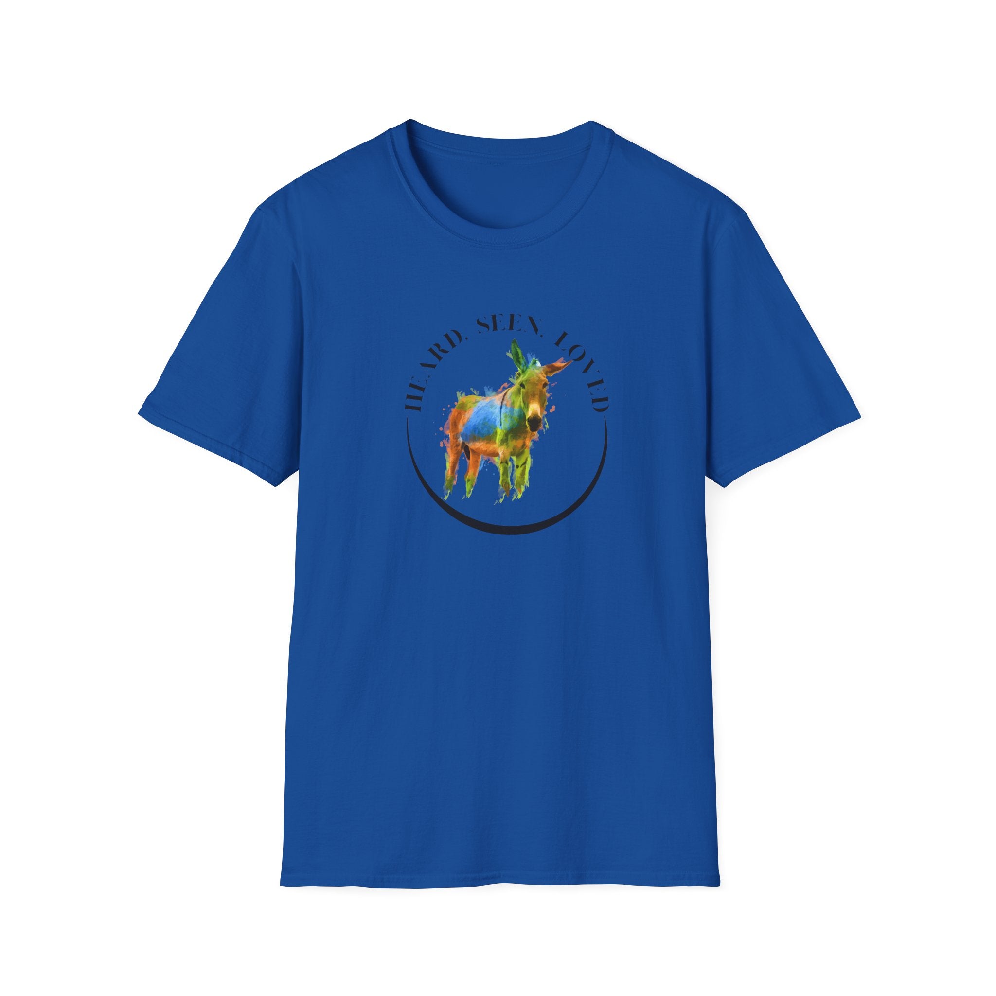 Donkey Love T-Shirt — Colorful Piñata Donkey Graphic Tee (He and She Loved)