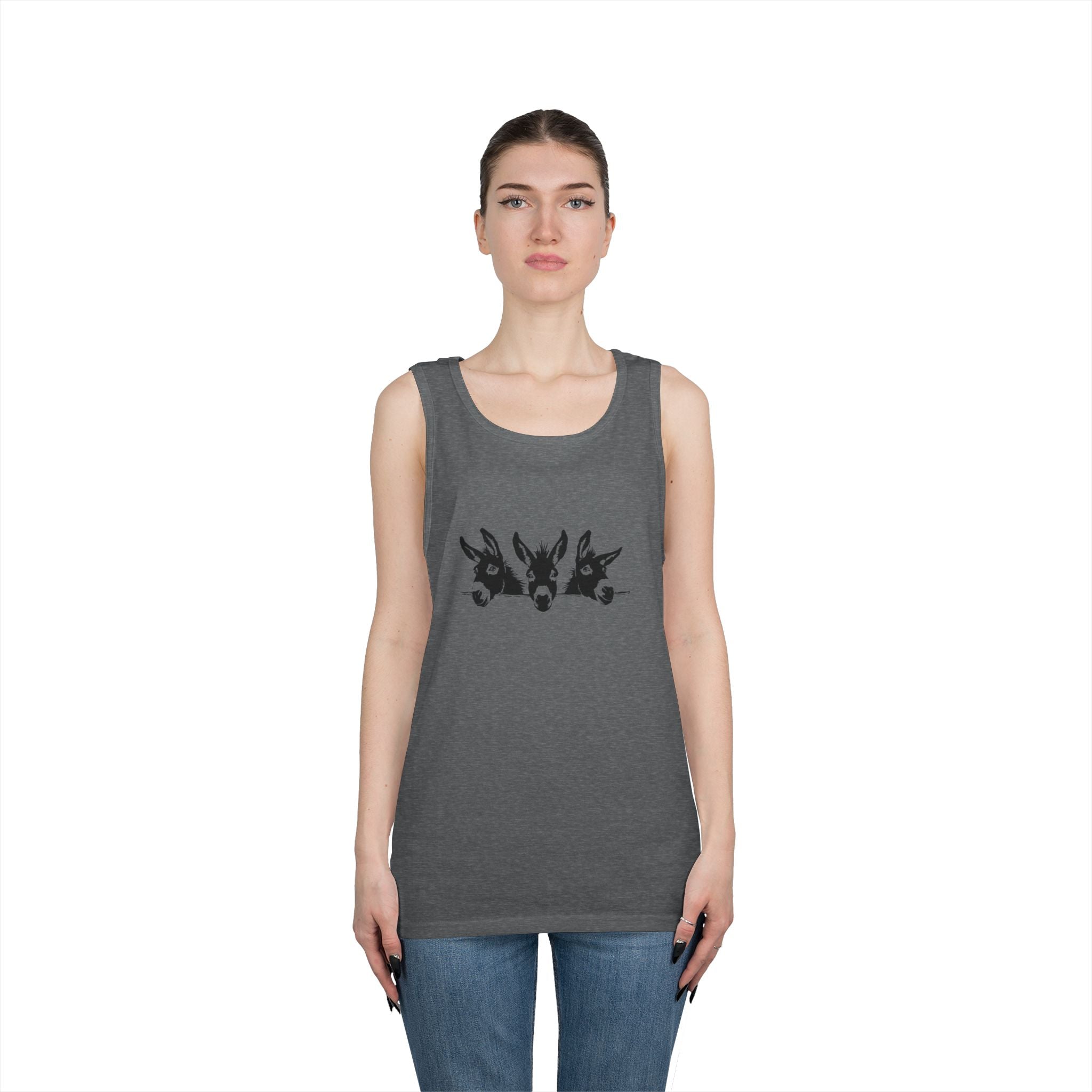 Donkey Trio Minimalist Cotton Tank