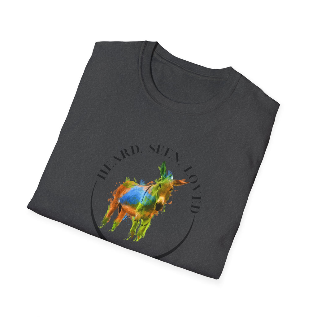 Donkey Love T-Shirt — Colorful Piñata Donkey Graphic Tee (He and She Loved)