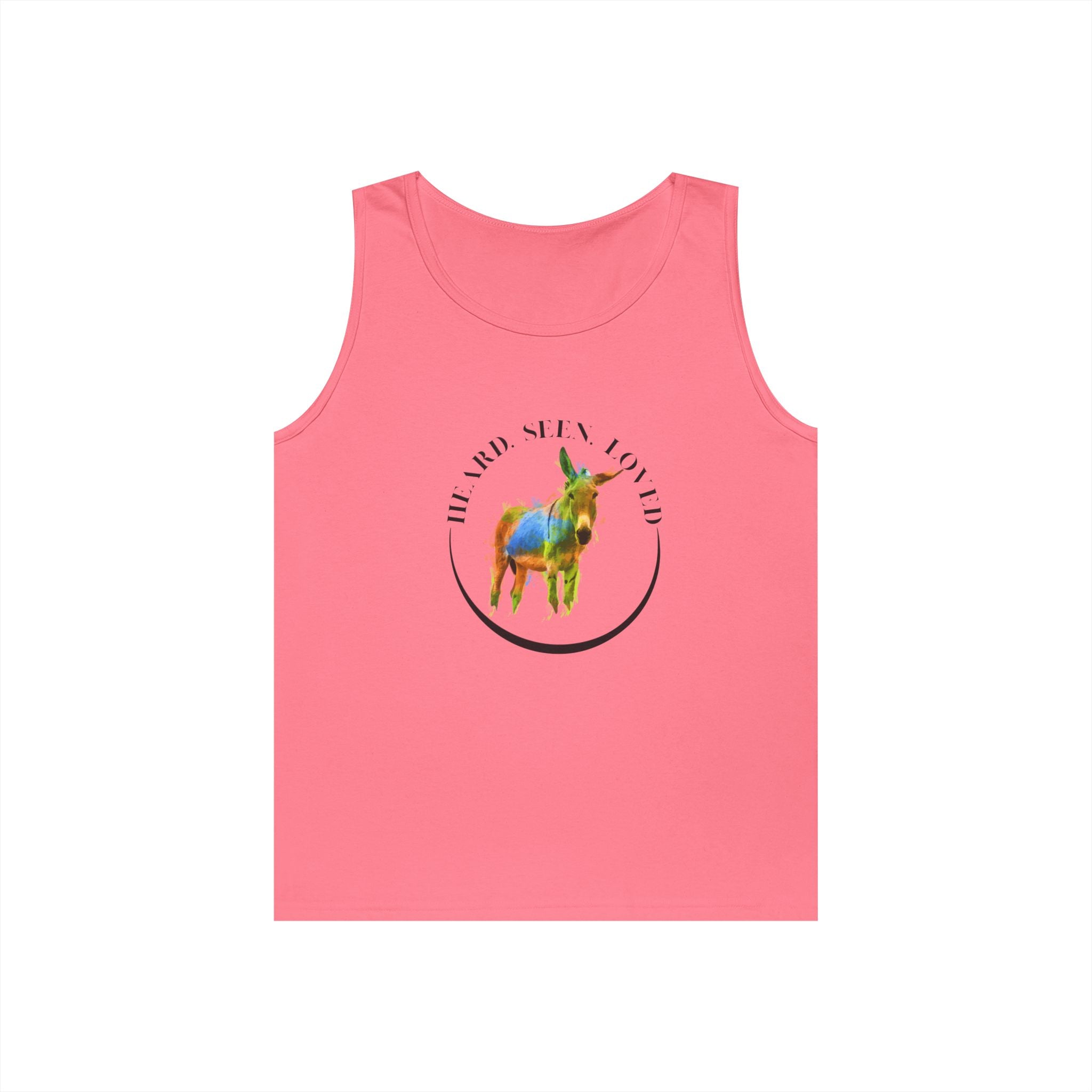 Donkey Vibes Tank — Colorful Donkey Graphic Tank Top