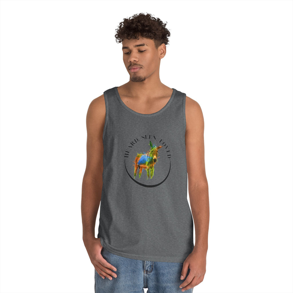 Donkey Vibes Tank — Colorful Donkey Graphic Tank Top
