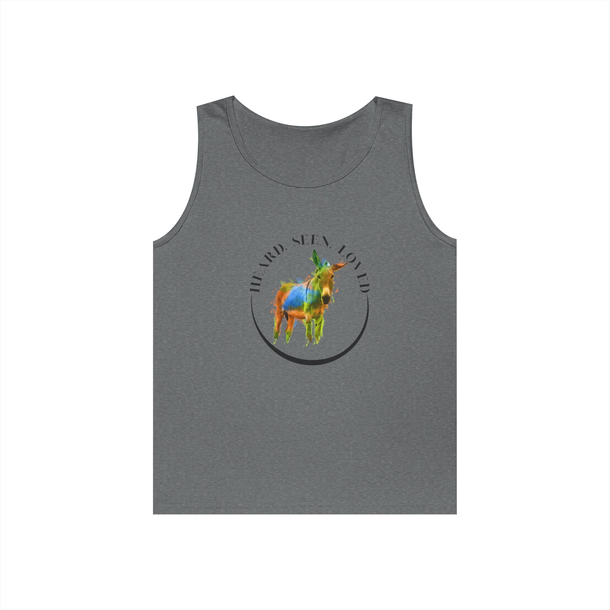 Donkey Vibes Tank — Colorful Donkey Graphic Tank Top