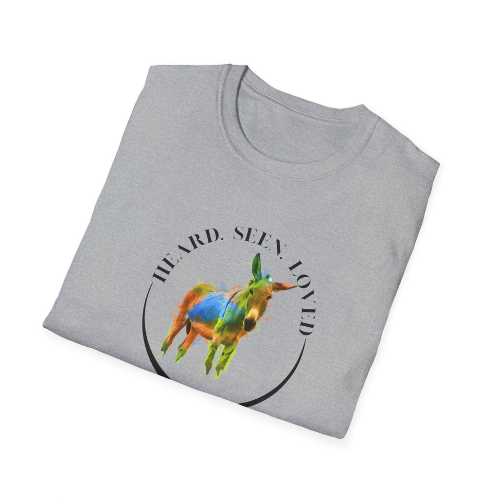Donkey Love T-Shirt — Colorful Piñata Donkey Graphic Tee (He and She Loved)