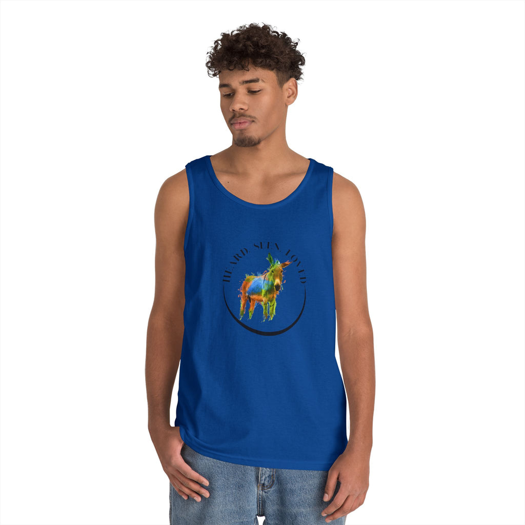 Donkey Vibes Tank — Colorful Donkey Graphic Tank Top