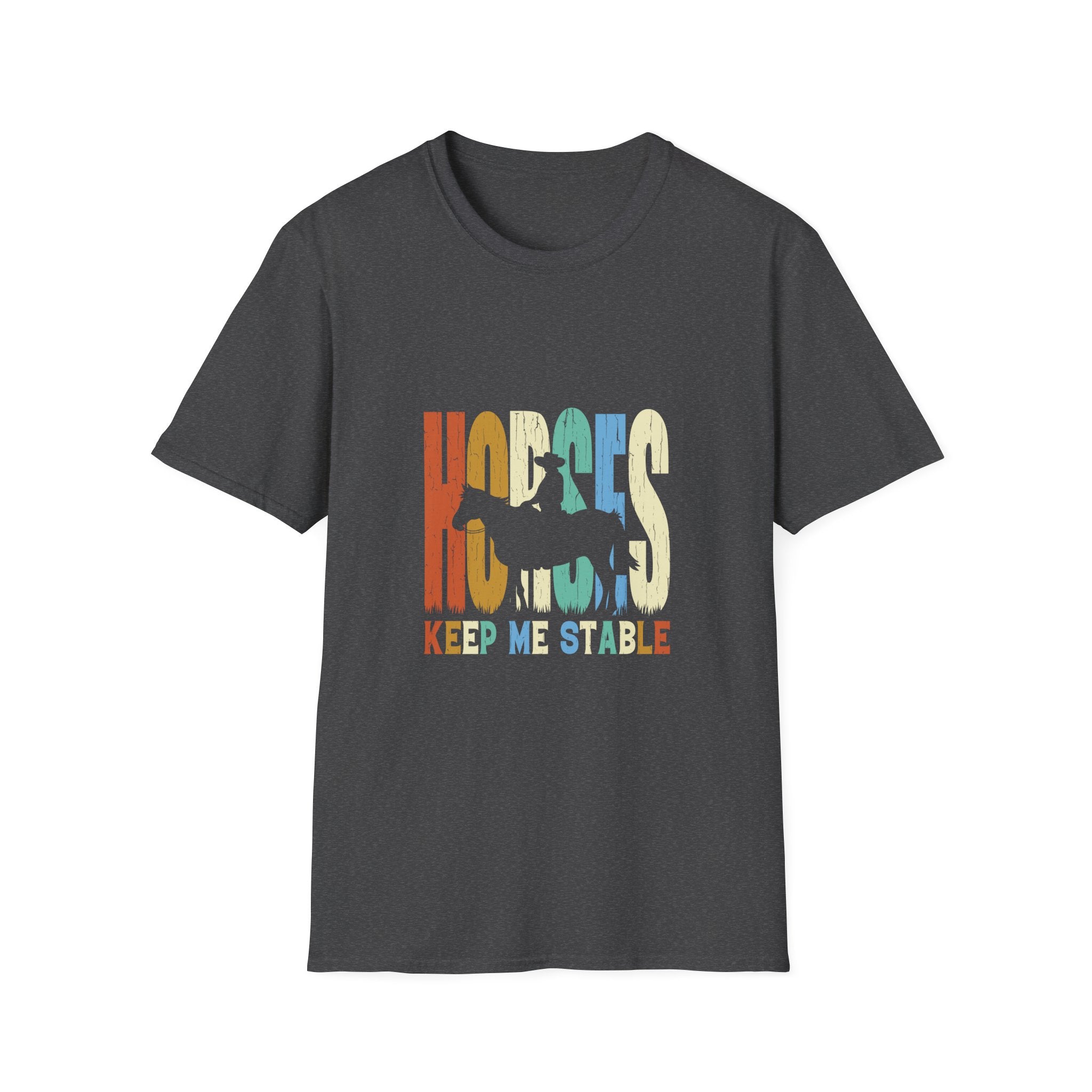 Hugless Keep Me Safe Retro Rainbow T-Shirt