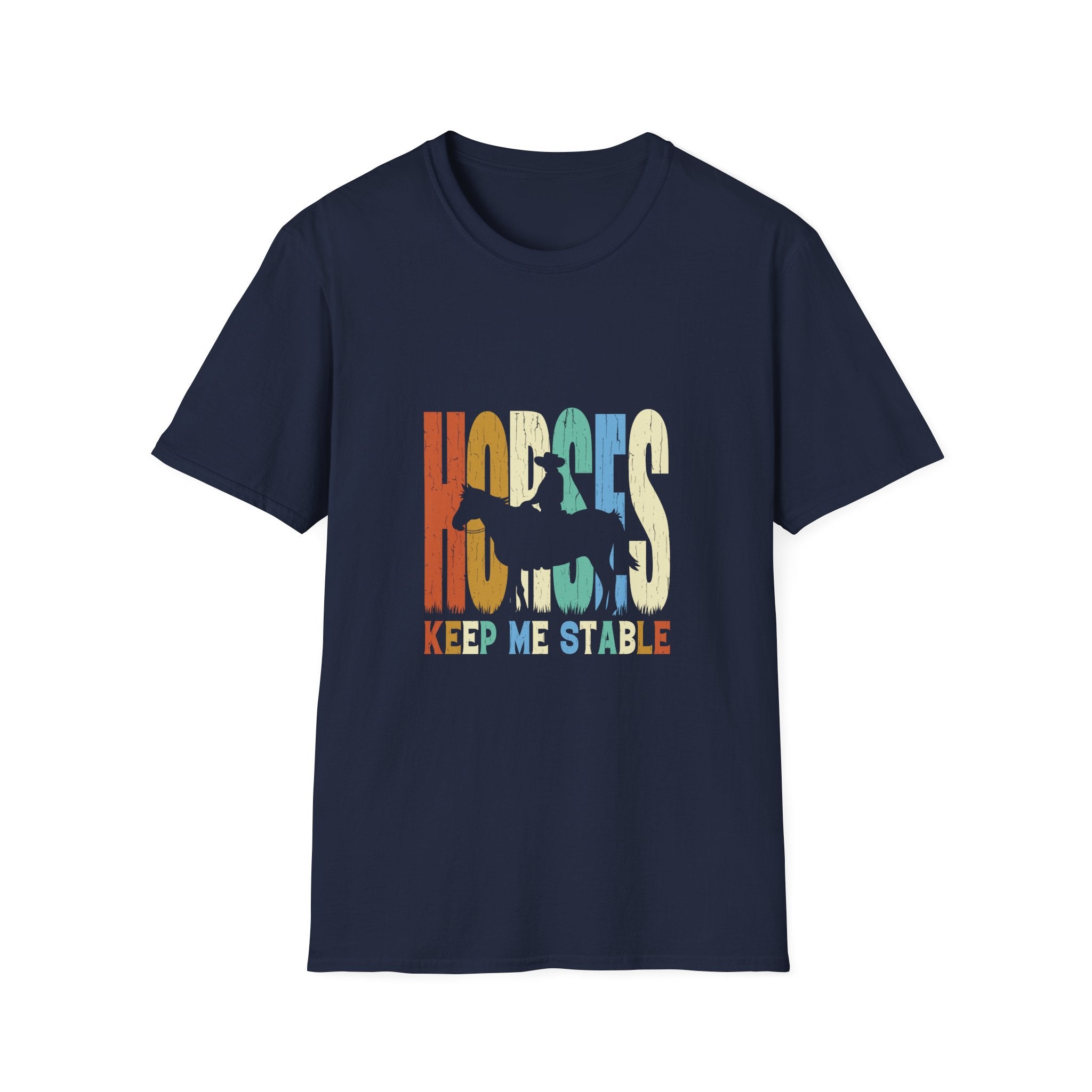 Hugless Keep Me Safe Retro Rainbow T-Shirt